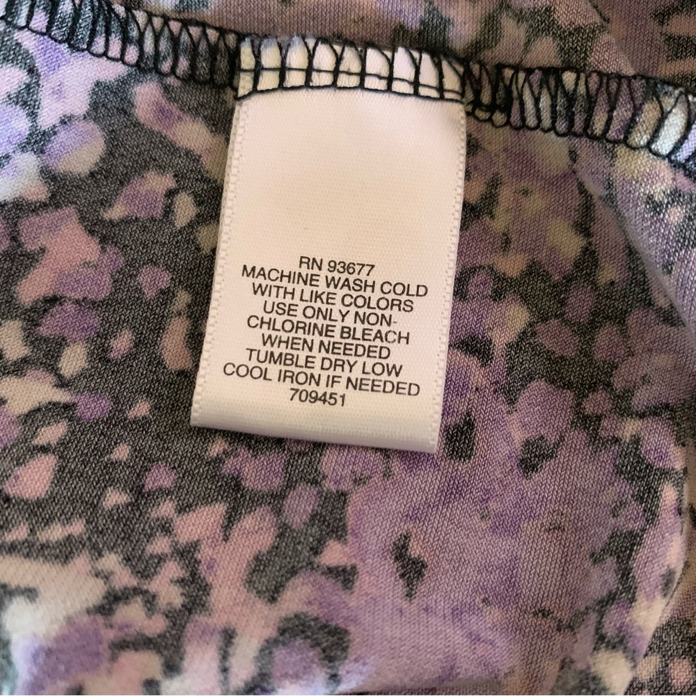 Liz Claiborne Woman Multicolor Abstract Blouse - 1X - Picture 8 of 10
